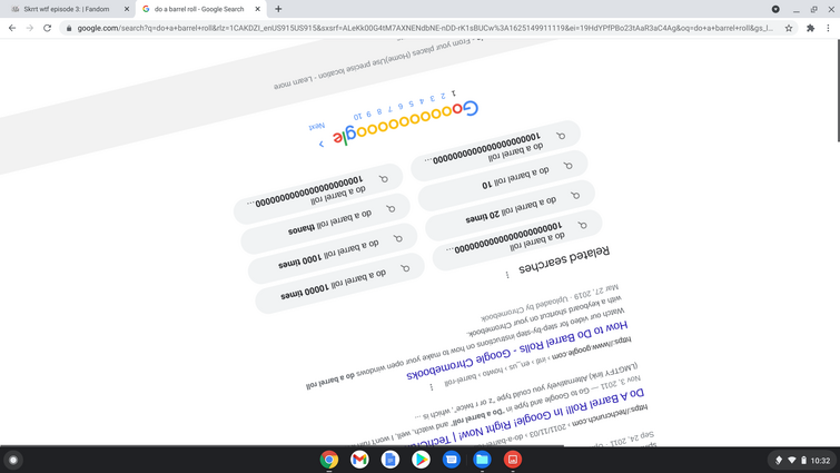 How to “Do a Barrel Roll 1000 Times” on Google