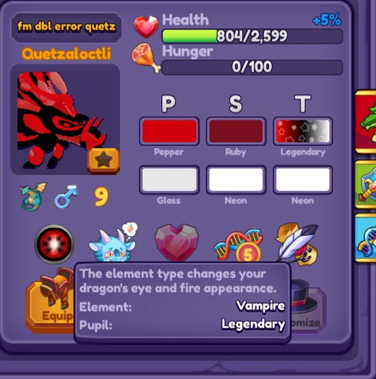 selling this error fm dbl quetz for 60m worth of dragon or 55m coins or