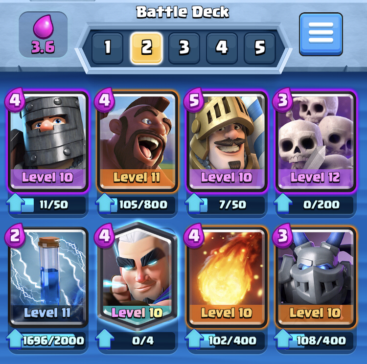 Rate my anti-mega knight deck : r/ClashRoyale