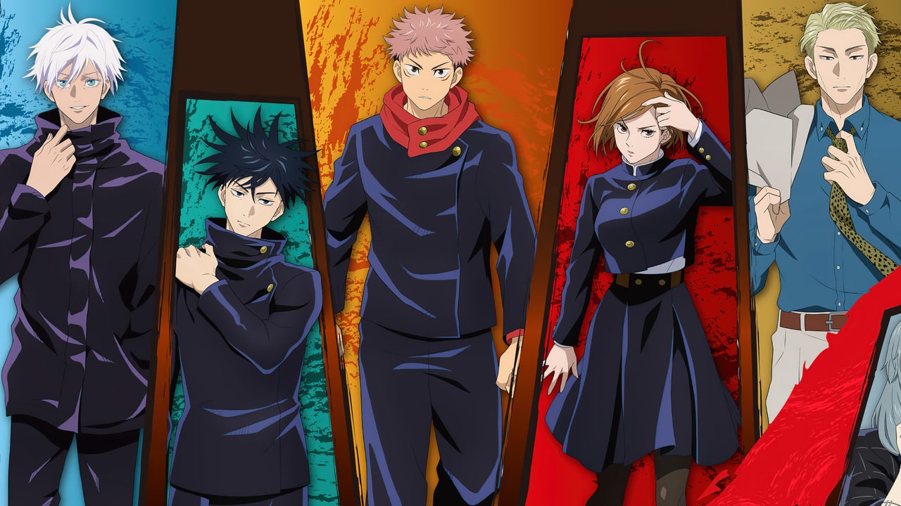 Personajes principales de jujutsu kaisen
