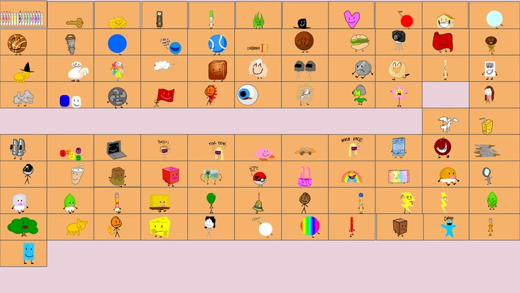 BFDI Recommended Characters VV 28 (VTE) | Fandom