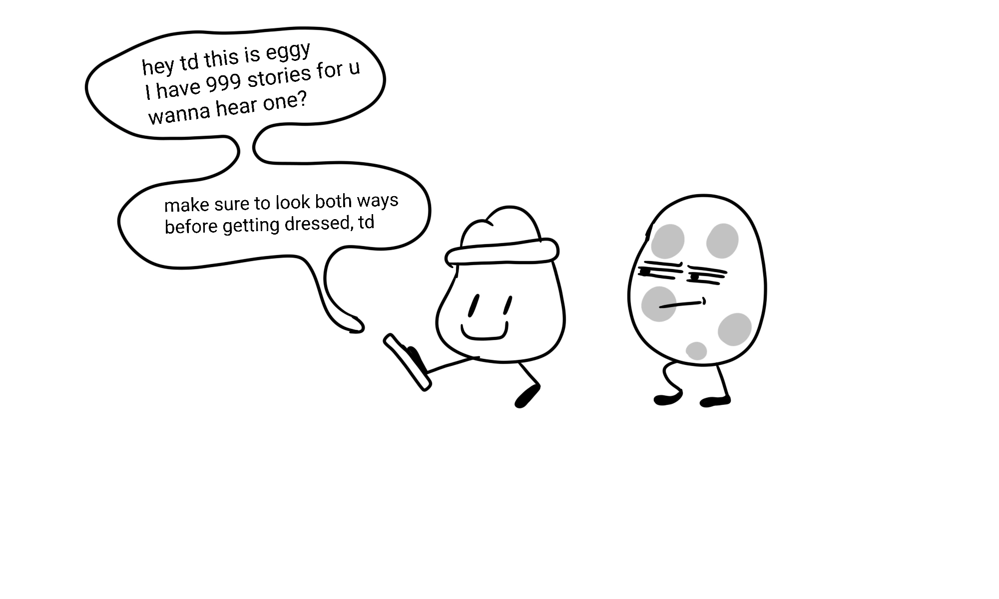 Sand Bag and Eggy Fandom