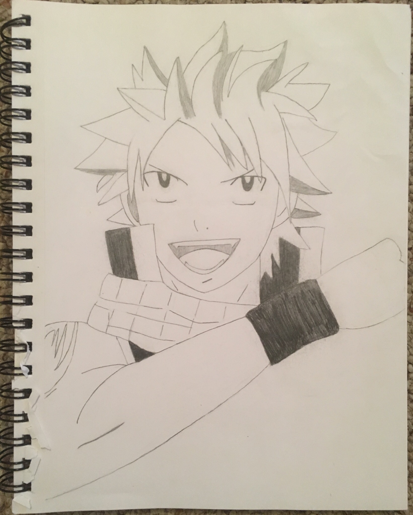 natsu fairy tail drawing