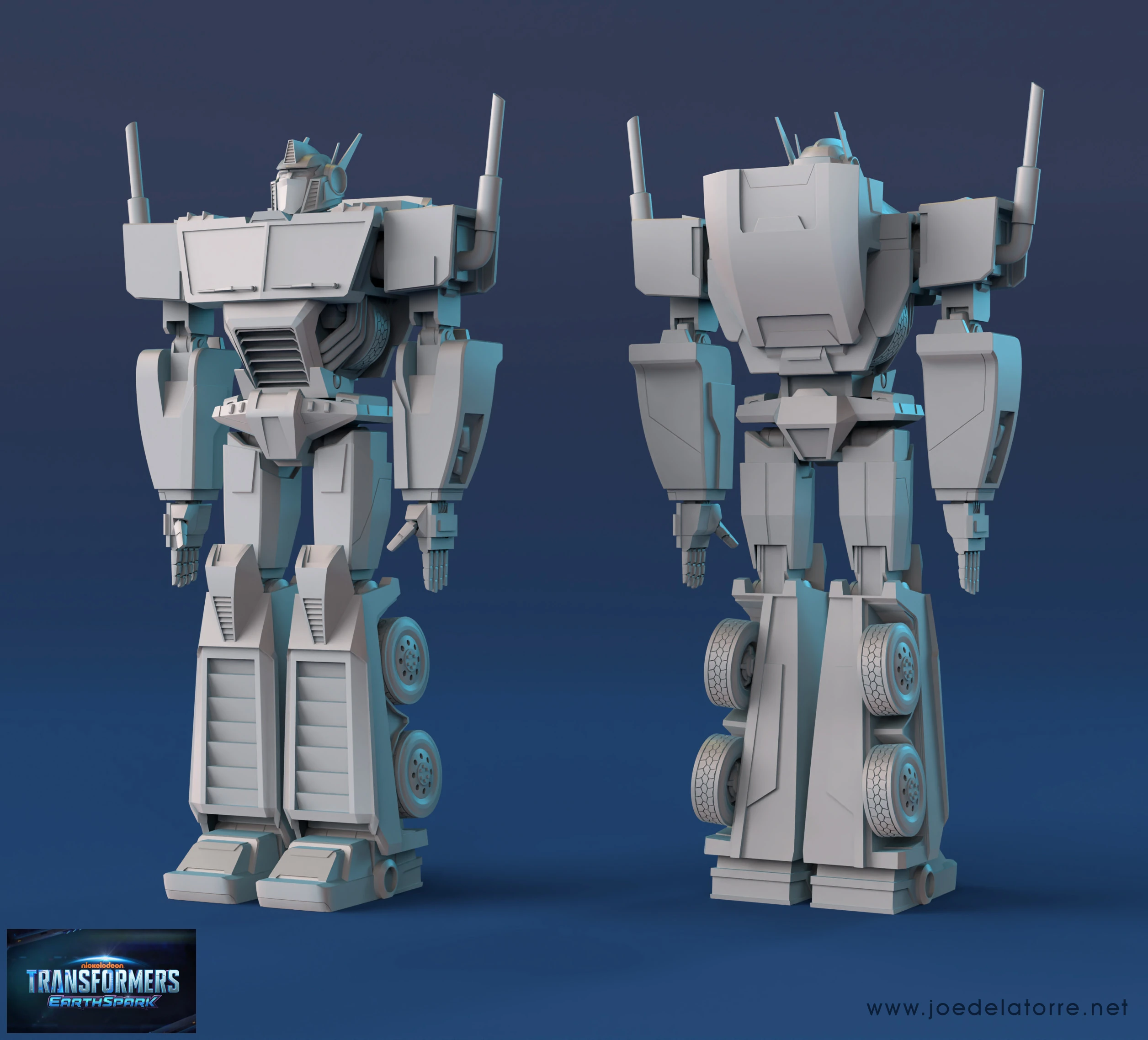 Love this "EarthSpark" Optimus Prime Model Fandom