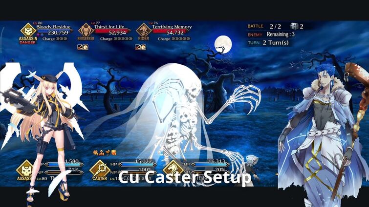 [FGO NA] Ordeal Call Scandinavian Area CQ — Cu Caster Setup
