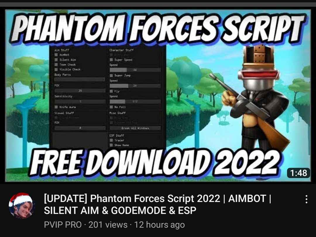 NEW!* Phantom Forces Script, Aimbot, Esp, AND MORE!