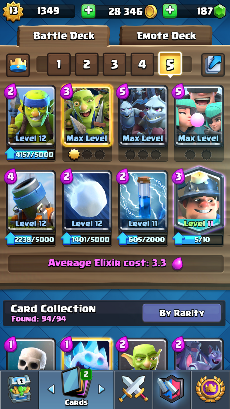 Best Arena 12 Decks  clash royale, cool deck, arena