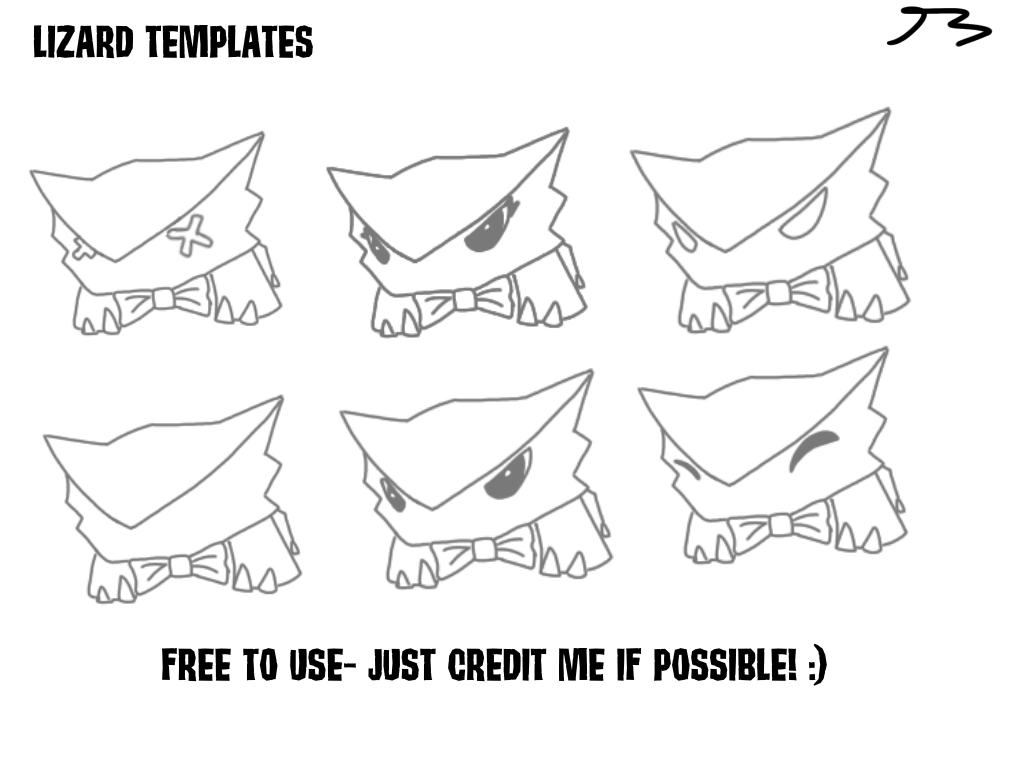 lizard templates/bases! | Fandom