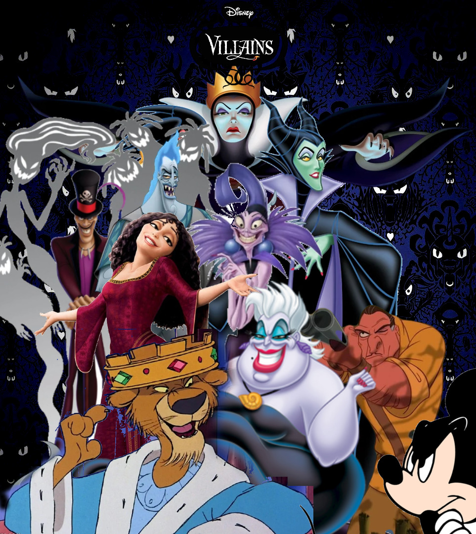 Disney Villains (c) official Poster (credit to Evansoundmeme