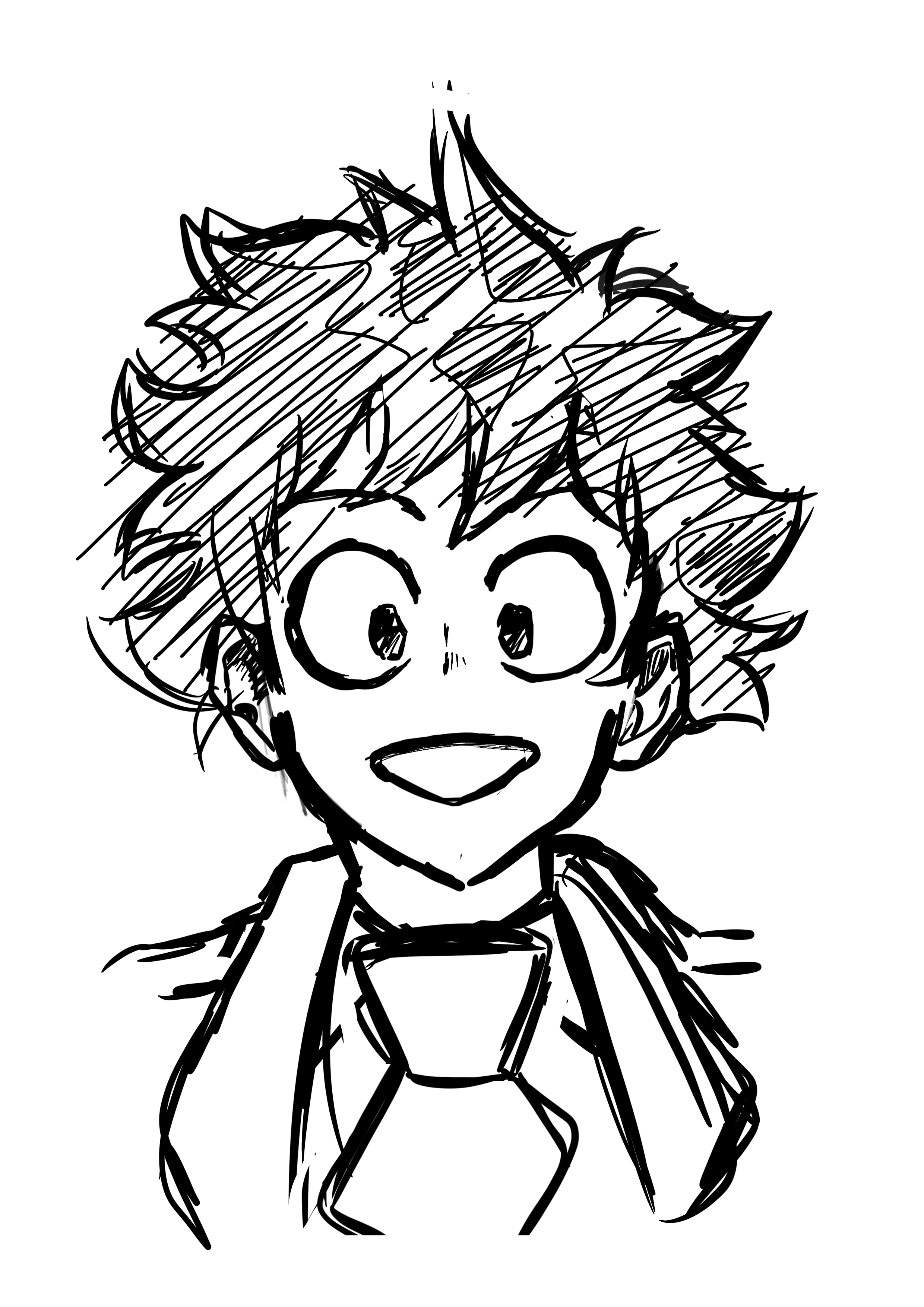 Dessin My Hero Academia Izuku Facile Petit dessin d'Izuku | Fandom