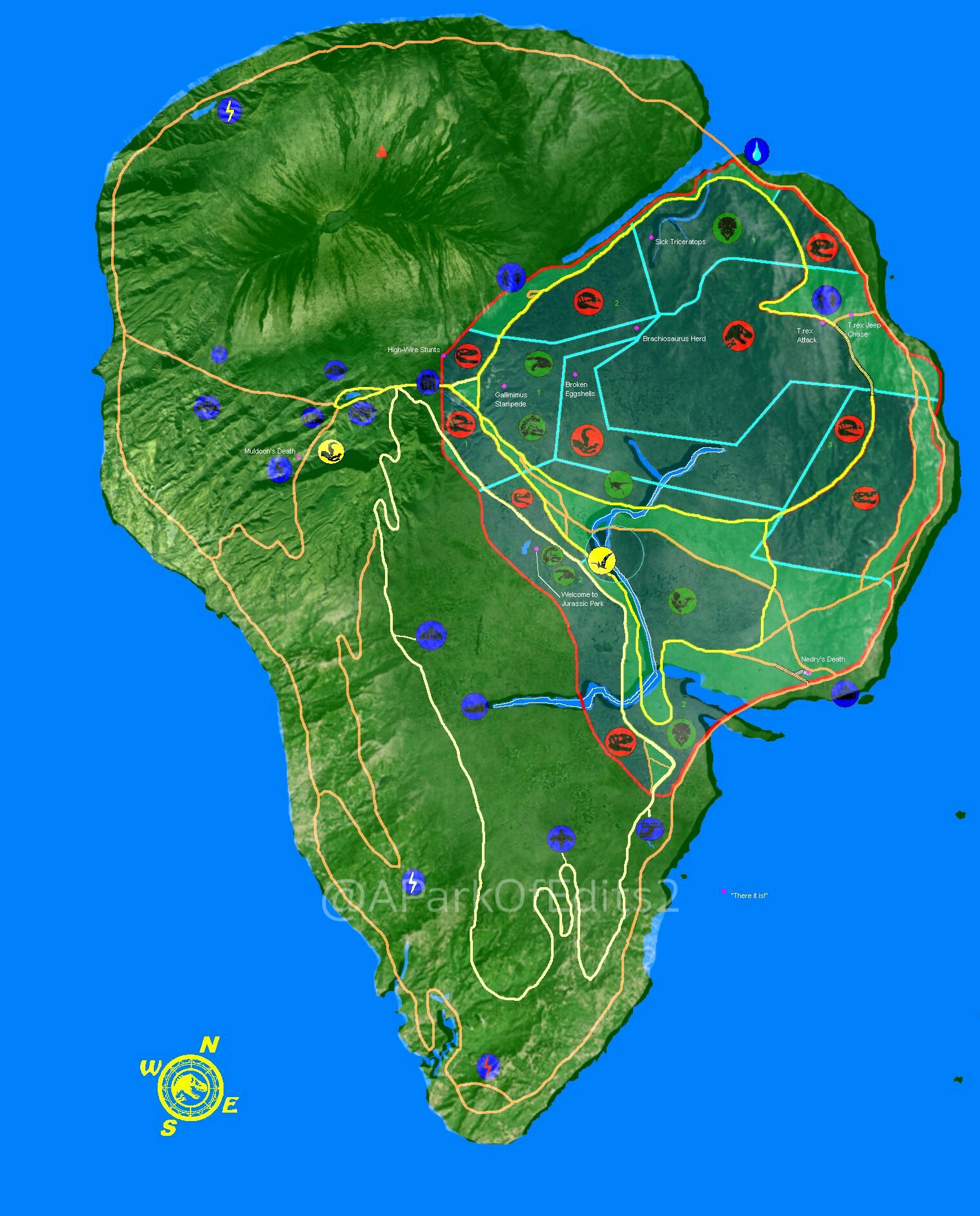 Isla Nublar Hex Map   474117f0 4af4 4589 9a6e 3a2c1b7736f5