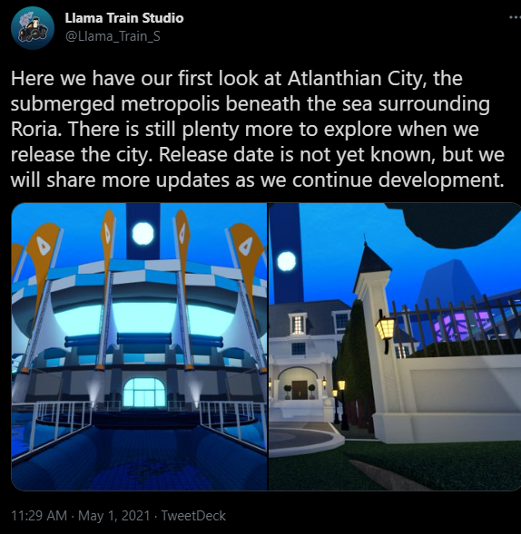 Llama Train Studio on X: 🫧 The #LoomianLegacy Atlanthian Part 2 update is  now live! 🫧 Meet your friends at Mr. Ferrix's Mansion in the Atlanthian  City - Living District to continue