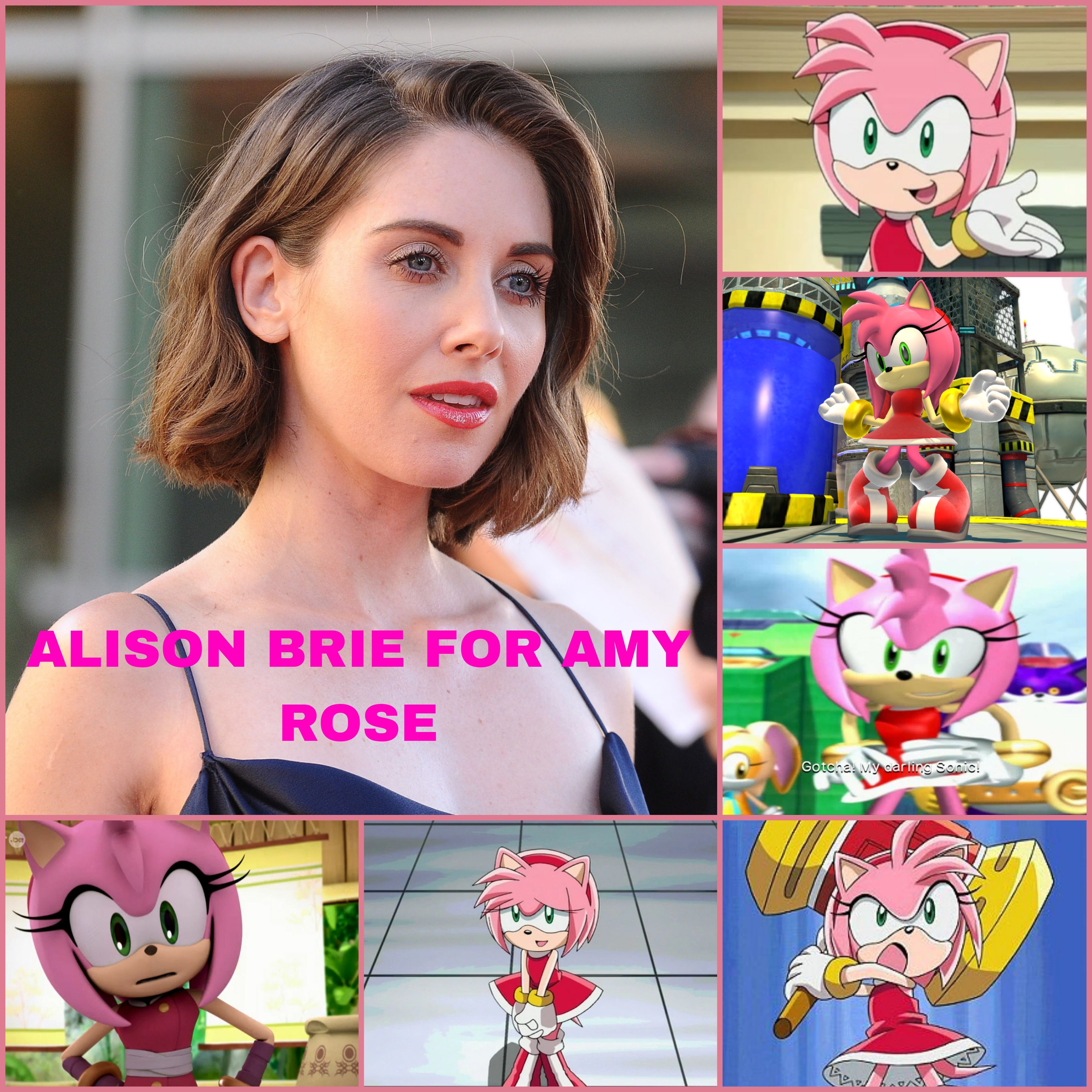 Alison Brie for Voicing Amy Rose Fandom