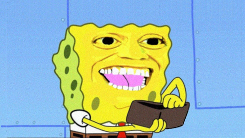 Spongebob Wallet Meme Template
