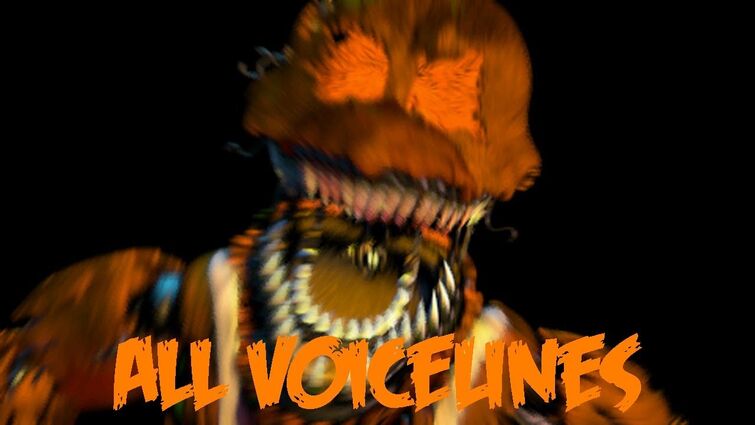 FNaF All Nightmares Characters Voice Lines Animated 