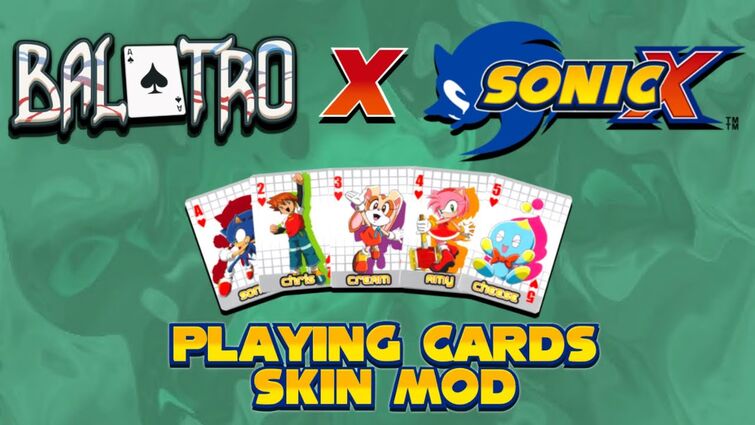 BALATRO MOD TRAILER - Sonic X Playing Cards!