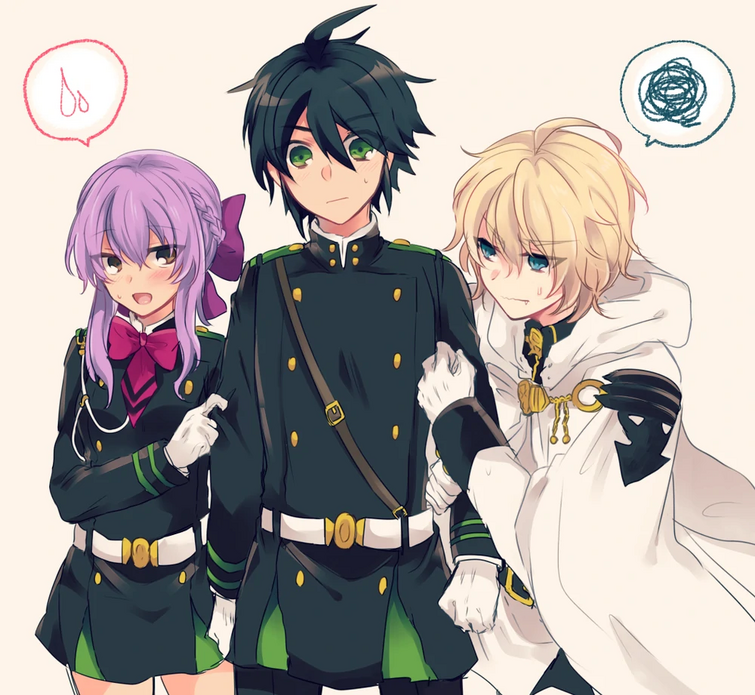 Seraph of the End Anime Pixiv Fan art, Anime, black Hair, manga