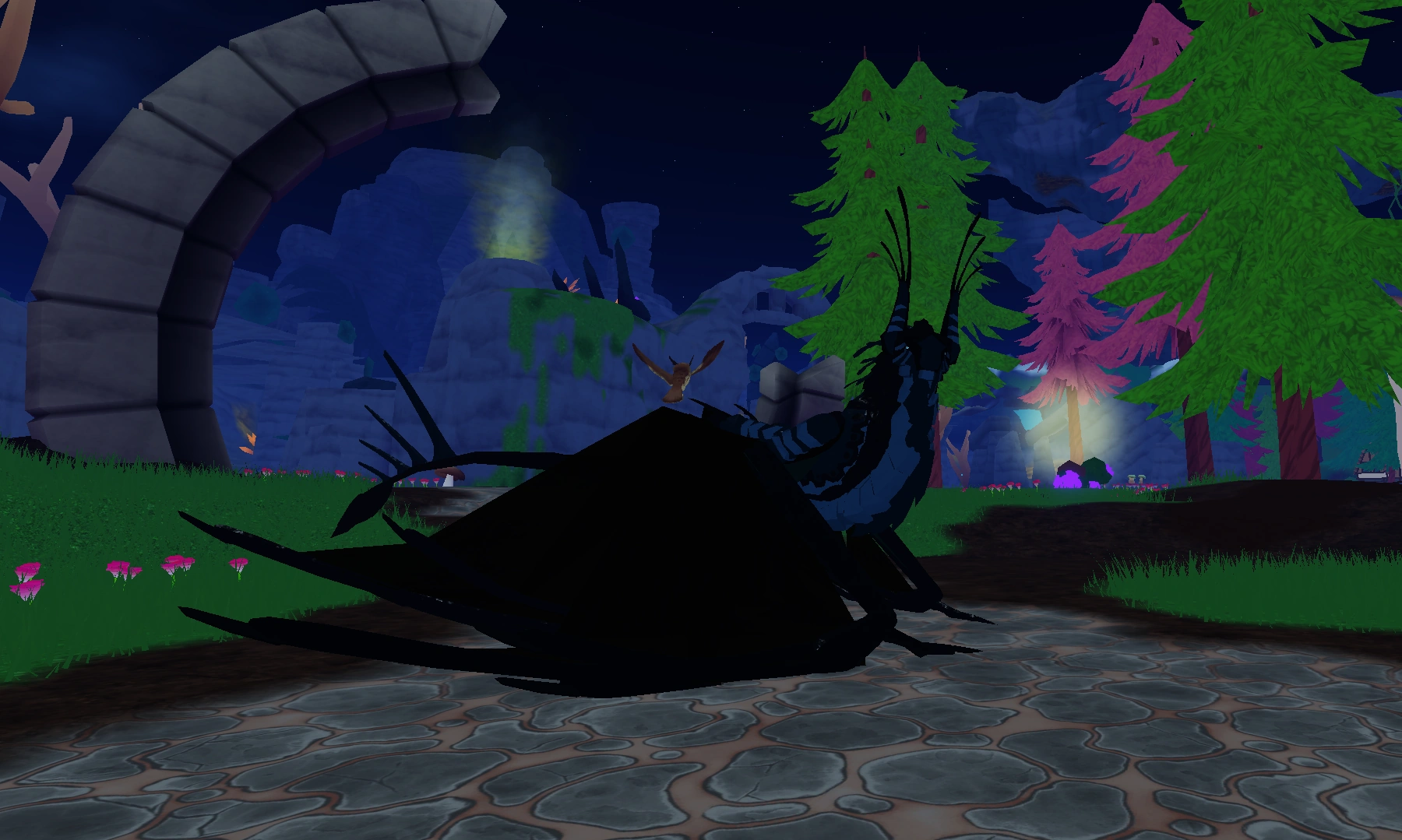 meet my newest bat for the collection Serenity the Melanistic Axolotl