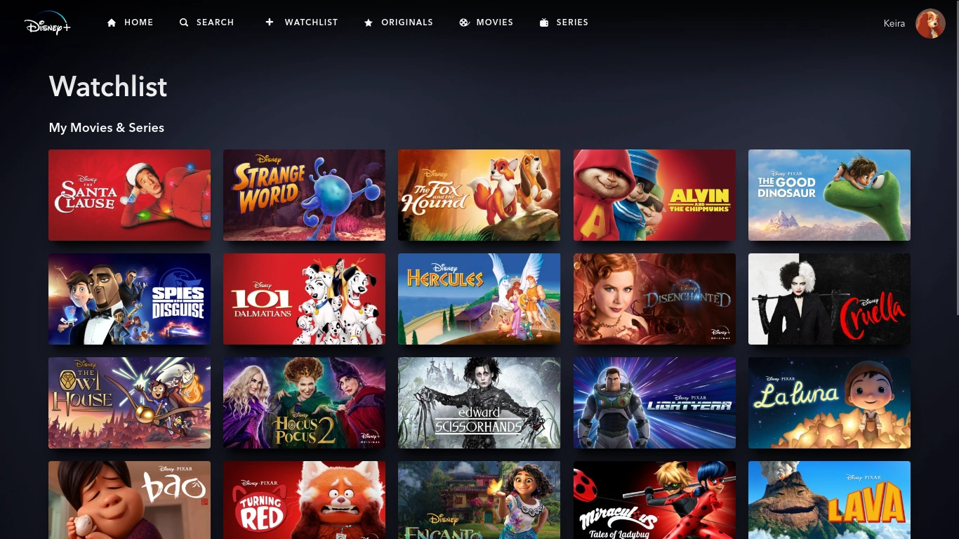 my watchlist on disney+ Fandom