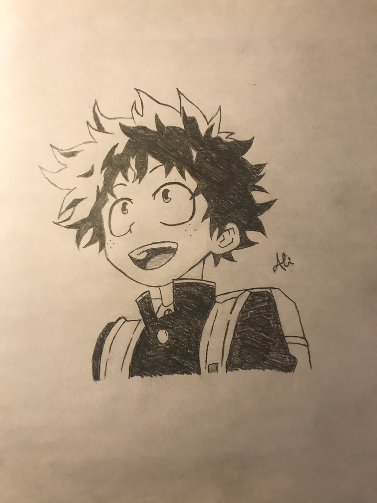 My Third Sketch Of Deku Fandom