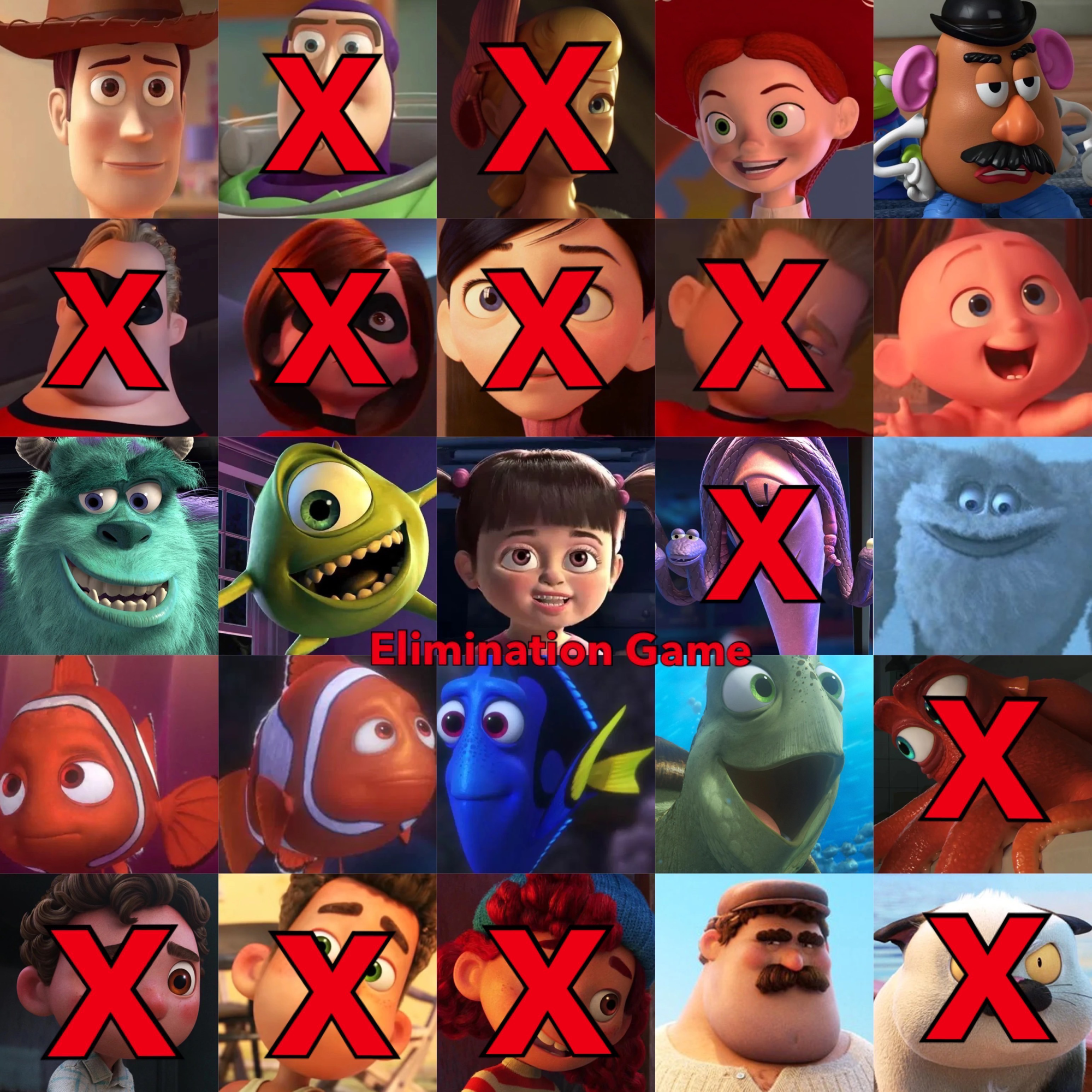 Disney Pixar (Characters) —