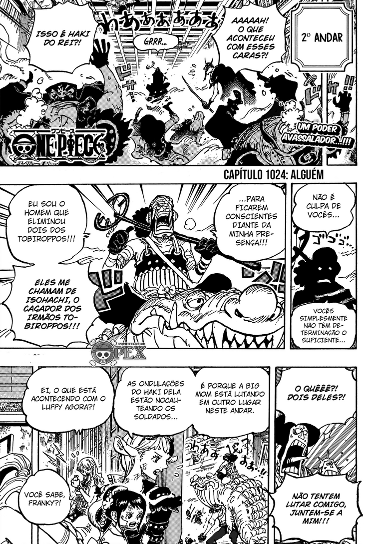 One Piece  Spoilers completos do mangá 1024 – Um certo alguém