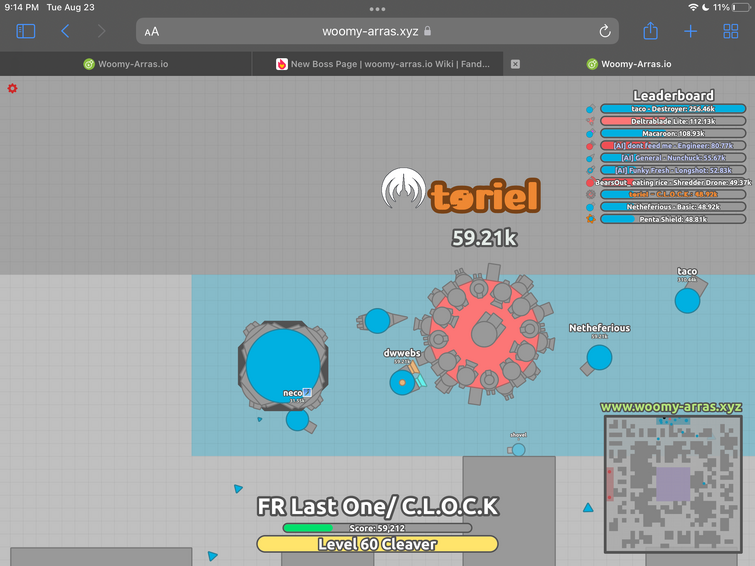 Has anyone ever heard of this boss? Also we need this in the wiki. It's a  testbed boss probably only in the singleplayer woomy.arras.io. : r/woomyio