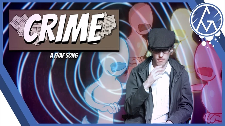 🎶Five Nights at Freddy's SONG (Crime) ANIMATED LYRICS VIDEO - GM