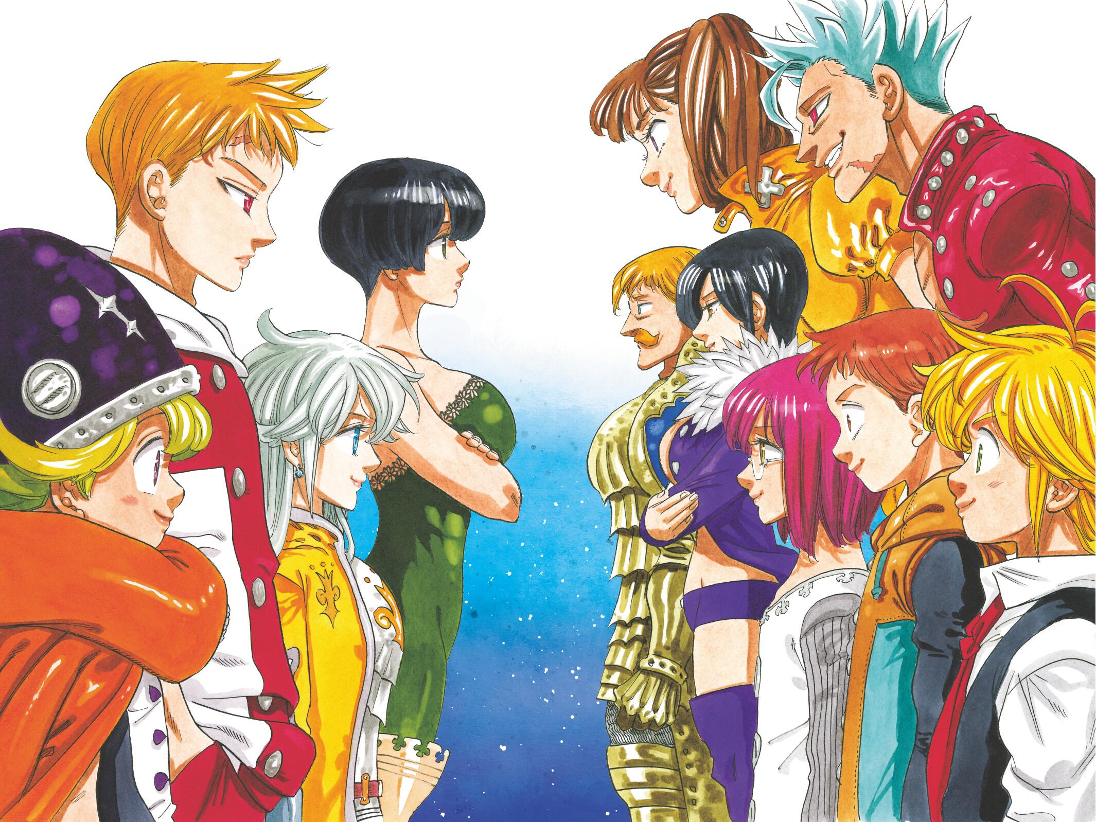 Seven Deadly Sins Les 4 Cavaliers De Lapocalypse Let's be honest here, incredible Art panel Seeing the 7 Sins and the Four  Knights | Fandom