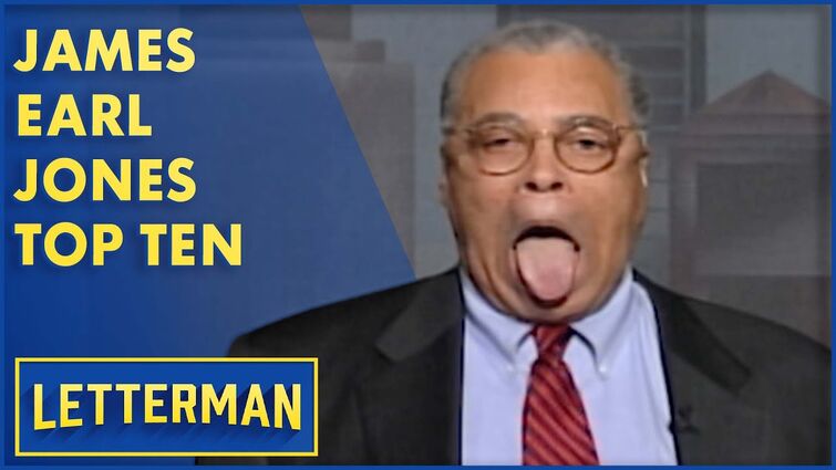 James Earl Jones' Top Ten Things That Sound Cool | Letterman