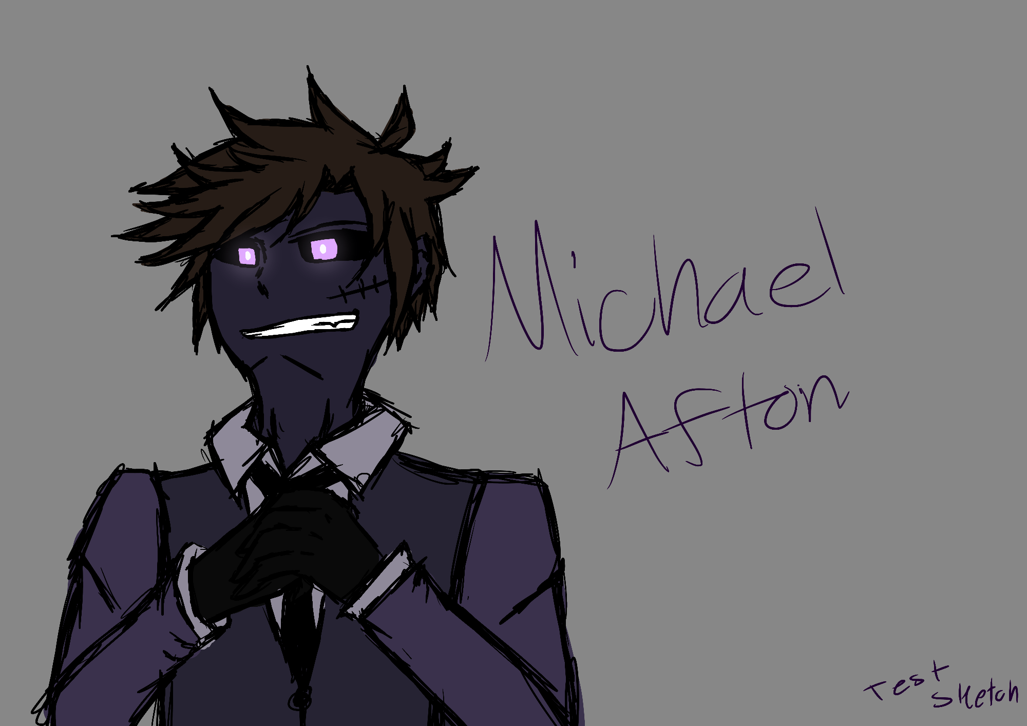 How To Draw Michael Afton Ph N M M Portable