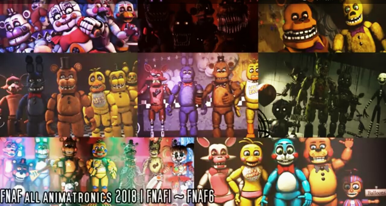 All Afton Family Animatronics