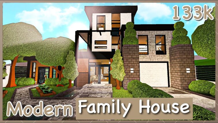 Bloxburg: Modern Family Mansion, Speedbuild