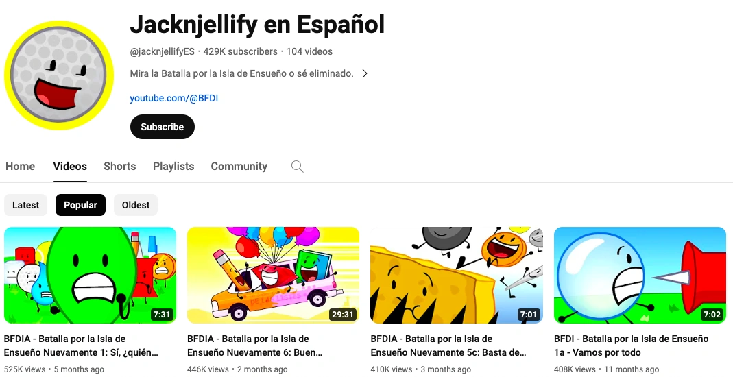 What are your theories on the reason why BFDIA 1 is the most viewed