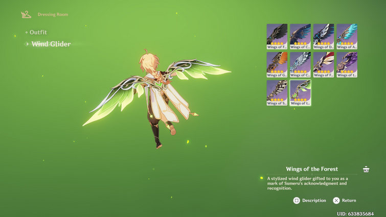 Limited Edition! Wings Of The Starlit Feast In Game Glider. Prime Gaming  Exclusive