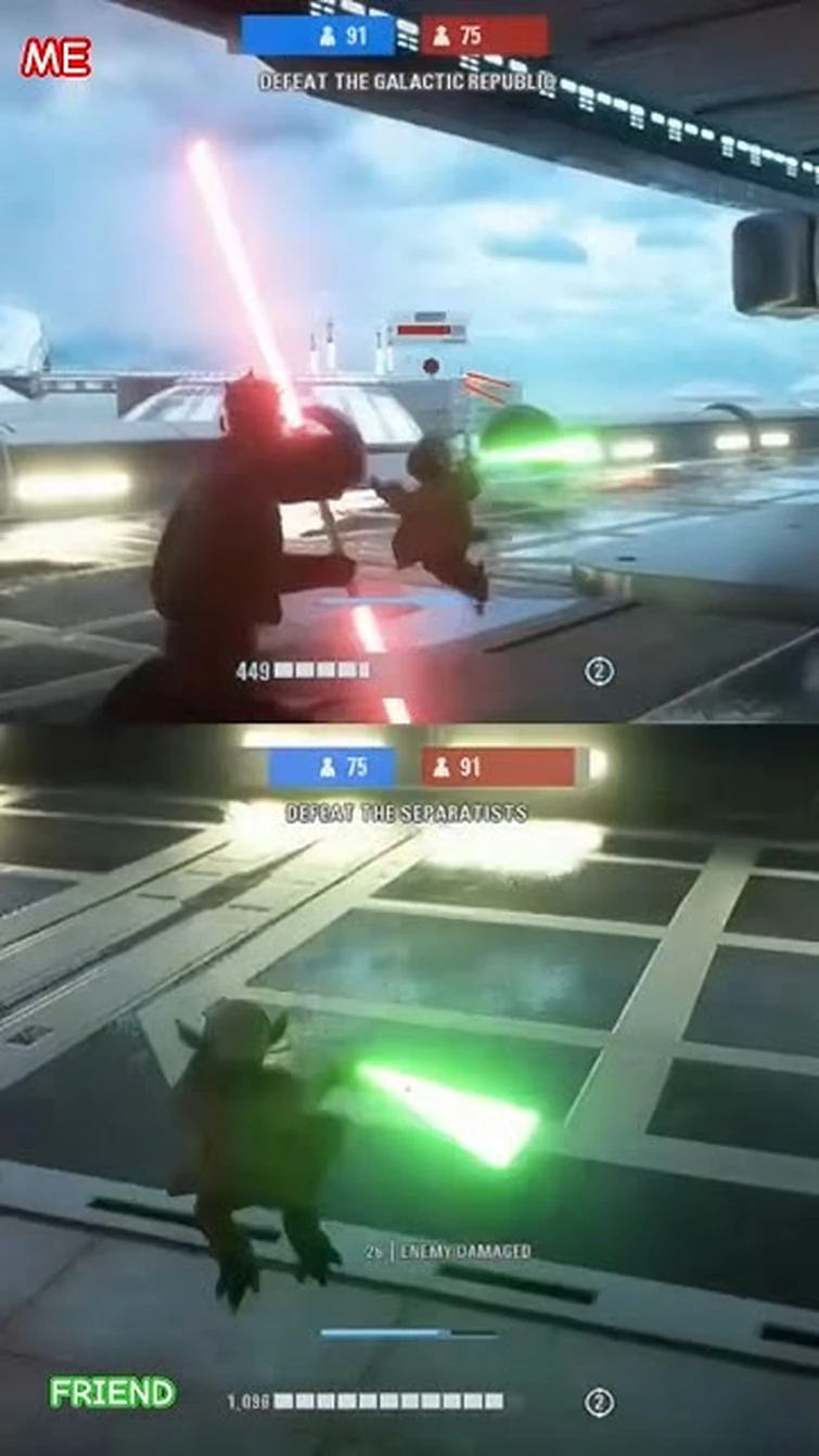 Intense Maul vs Yoda Duel - Battlefront II Custom Arcade