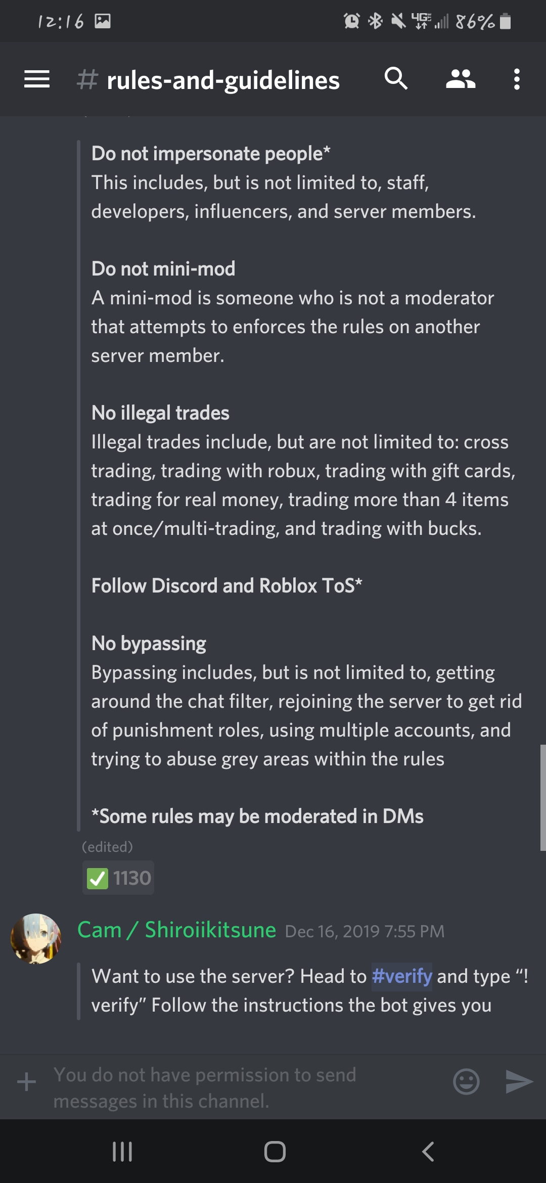 Was Going To Rejoin The Adopt Me Discord But I M Banned For No - roblox trade server discord