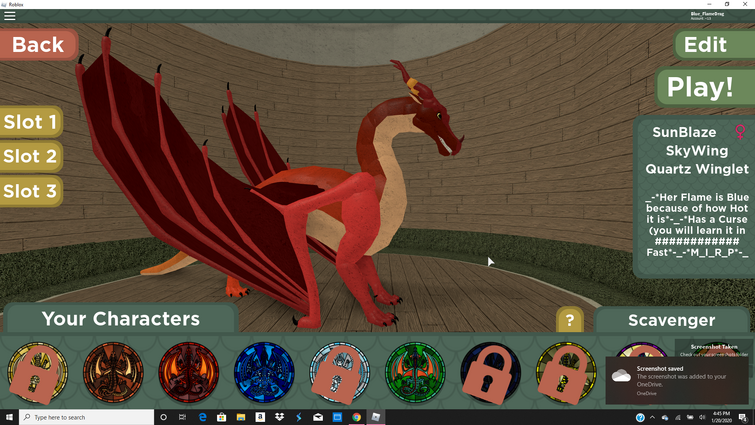 My Wof Ocs On Wings Of Fire Game On Roblox Fandom - roblox fire games