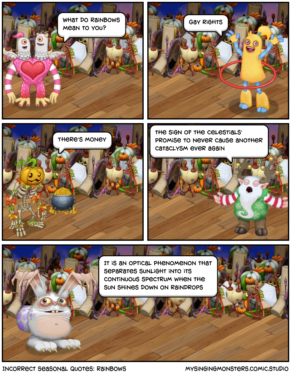 Incorrect Seasonal Quotes Rainbows Fandom