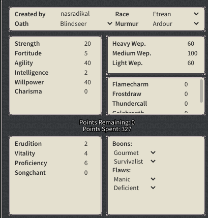 Builder - Deepwoken Builder 2 - ####### Stats Talents Mantras Weapons  Summary Build Name: HIGH - Studocu