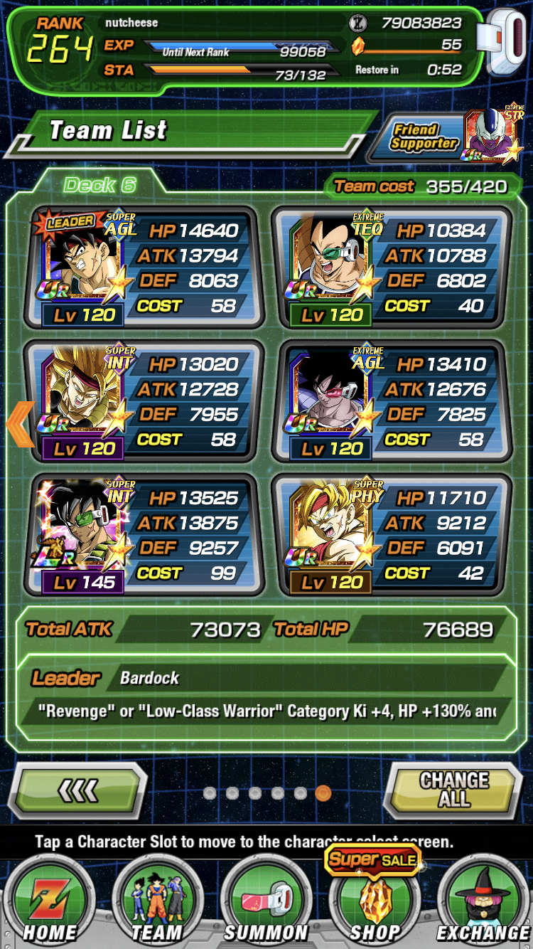 Can someone help me build a team around AGL Bardock Here s what I