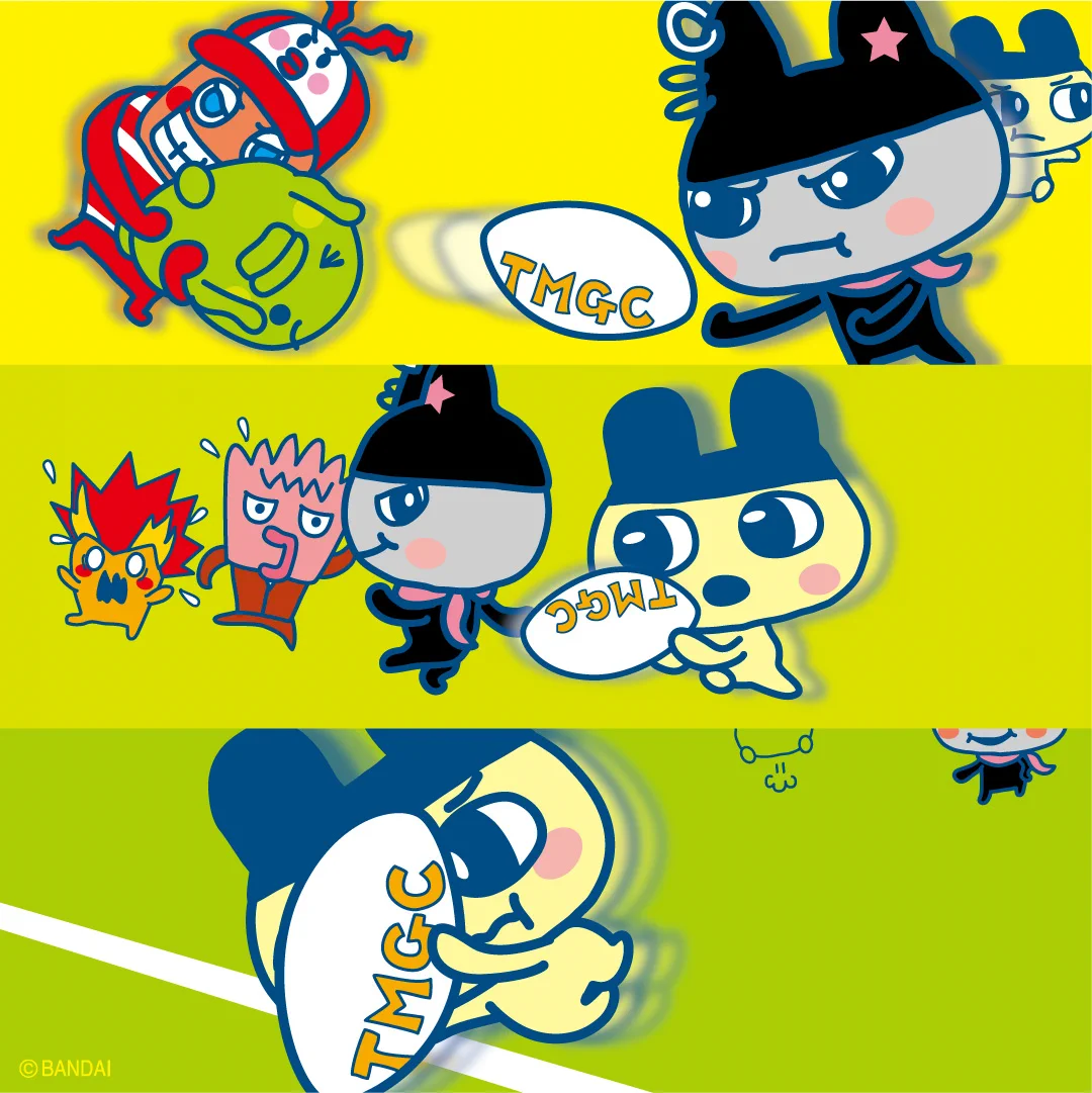 I found that Tamagotchi In Rugby Match that i found it on Twitter | Fandom