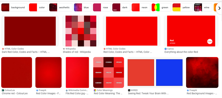 Red Color, Codes and Facts – HTML Color Codes