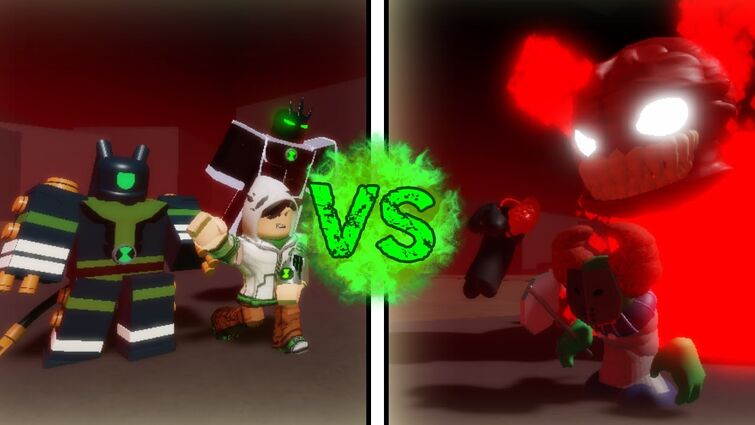 Ben 10 (OV Ultimate) Vs Tricky (Full Phase) (Roblox Epic Battle)