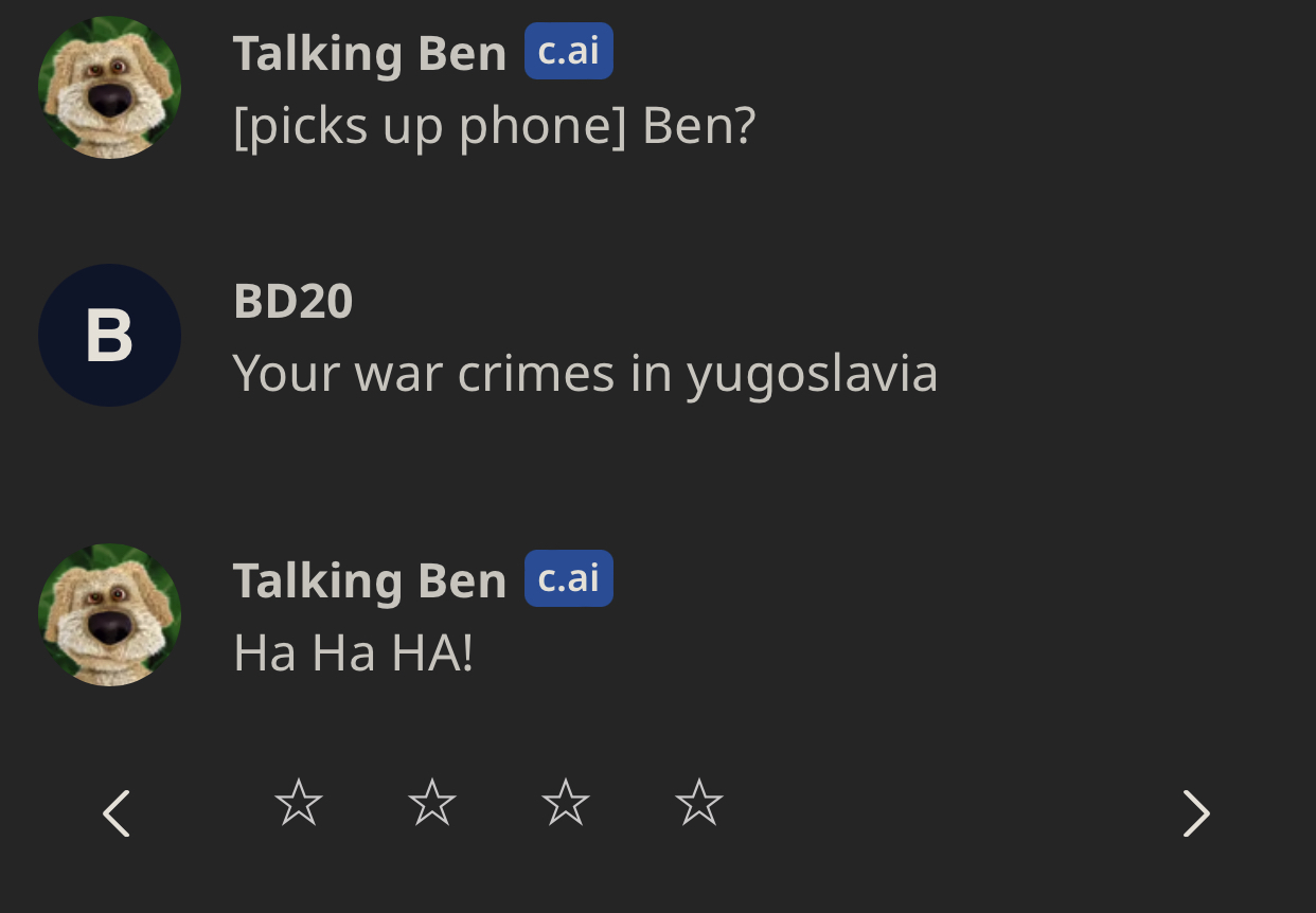 Talking To AN *AI* - Talking Ben 