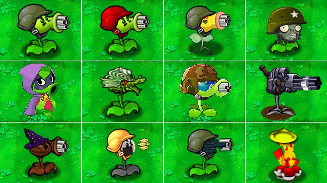 Download pvz mods. Растения против зомби Gatling Pea. Plants vs Zombies 2 Peashooter. Растения против зомби Зомбот 1000. Растения против зомби ФНФ.