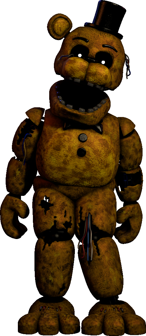 Withered Golden Freddy png images