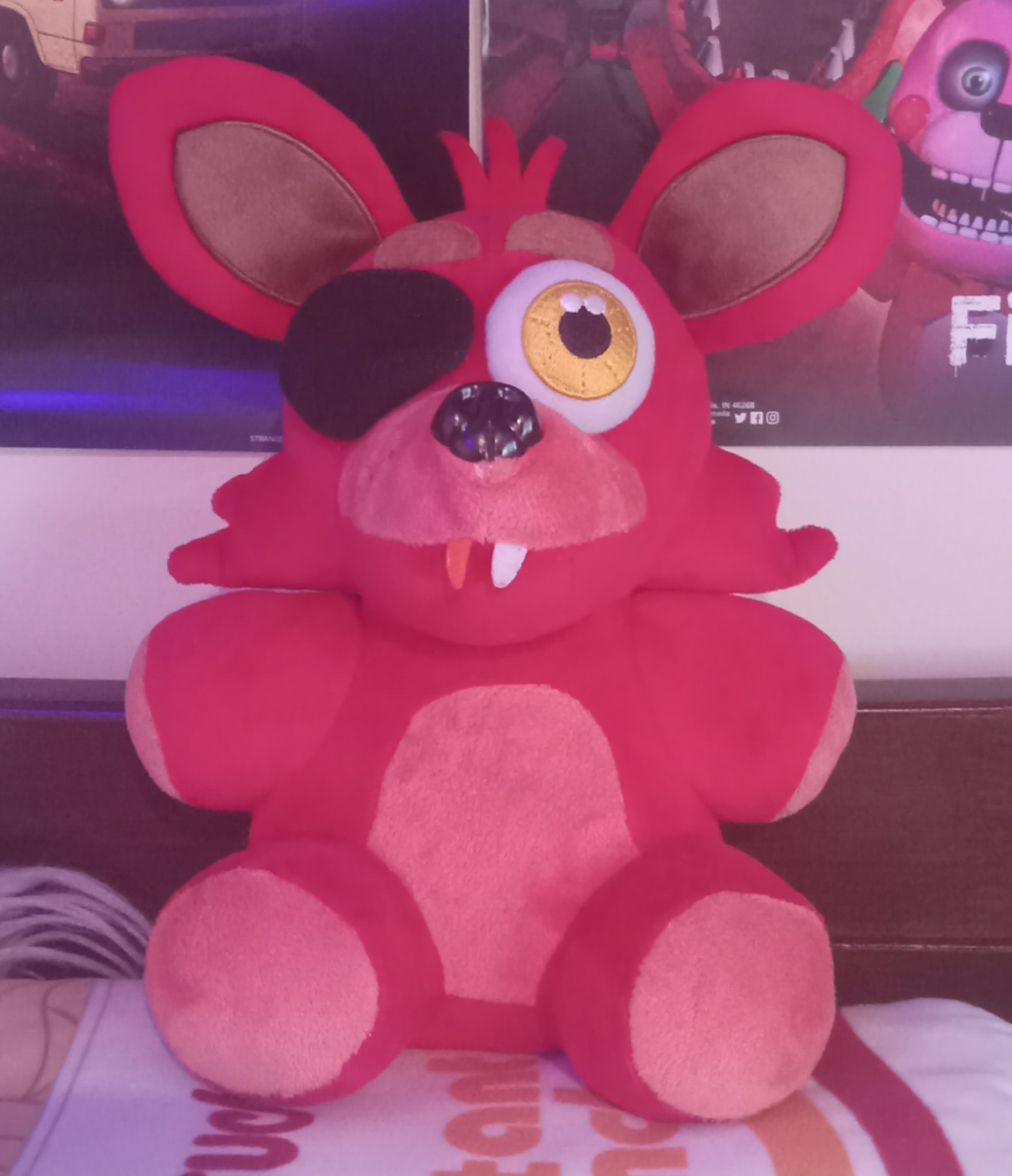 Purple foxy plush deals