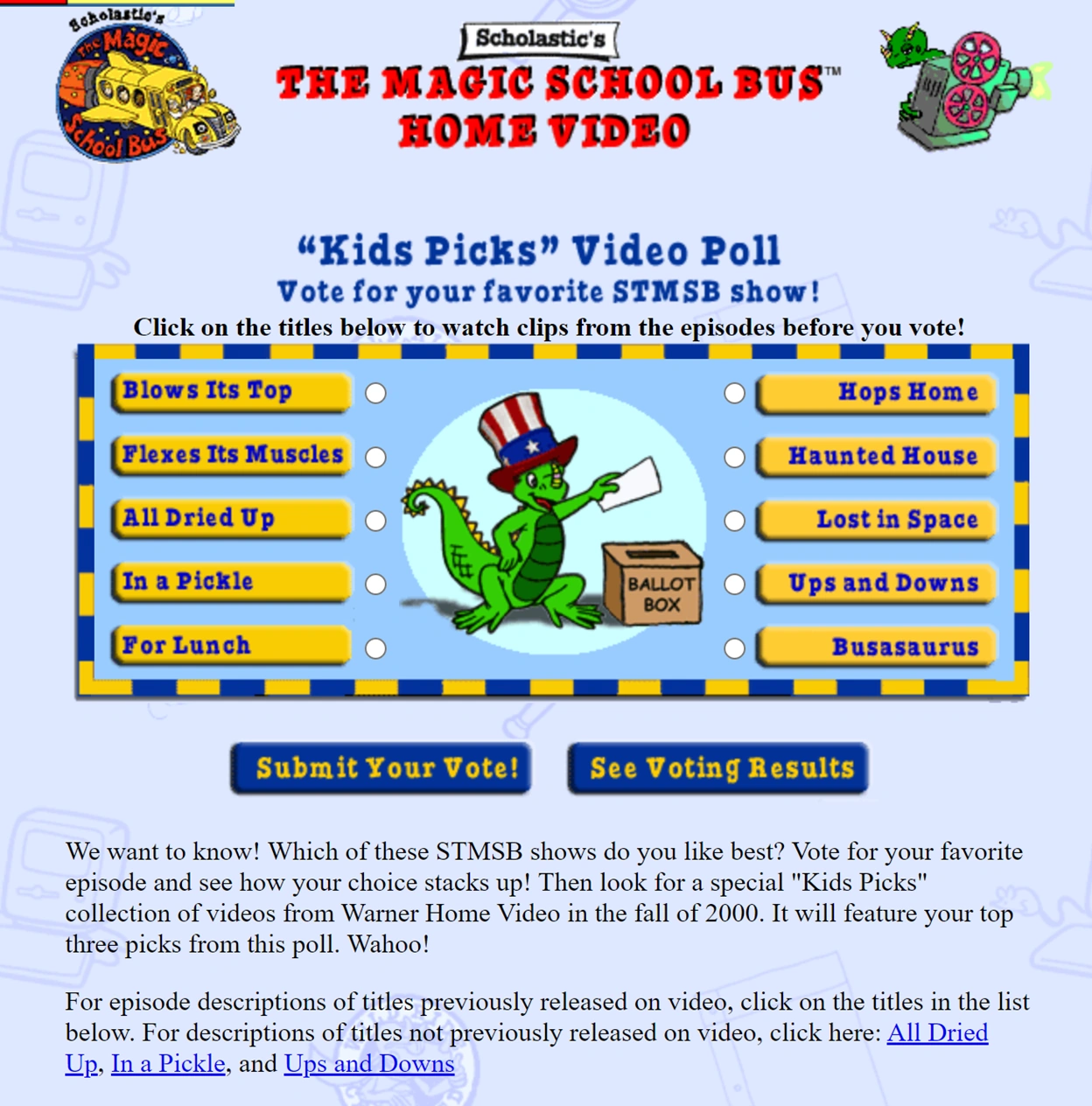 Remember when you had to pick your favorite original series episodes on ...