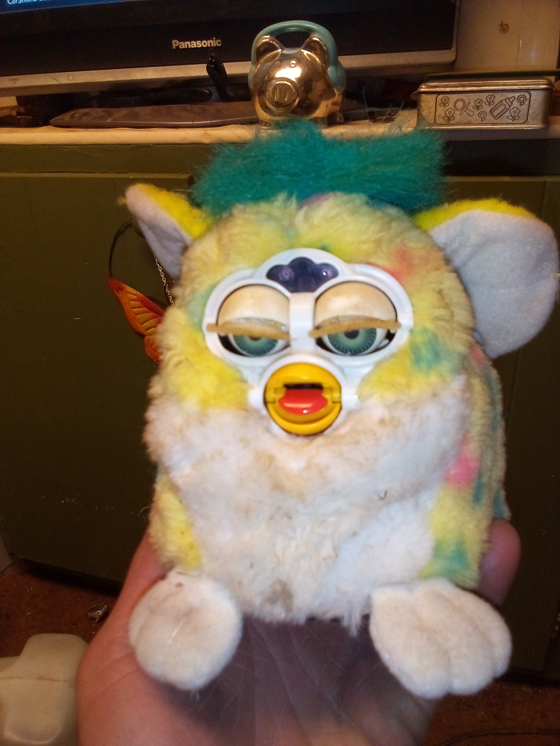 an update on how cleaning my baby furby is going! she's officially